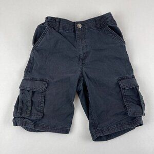 Sonoma Cargo Shorts Boys Size 8 Regular Black Adjustable Waist